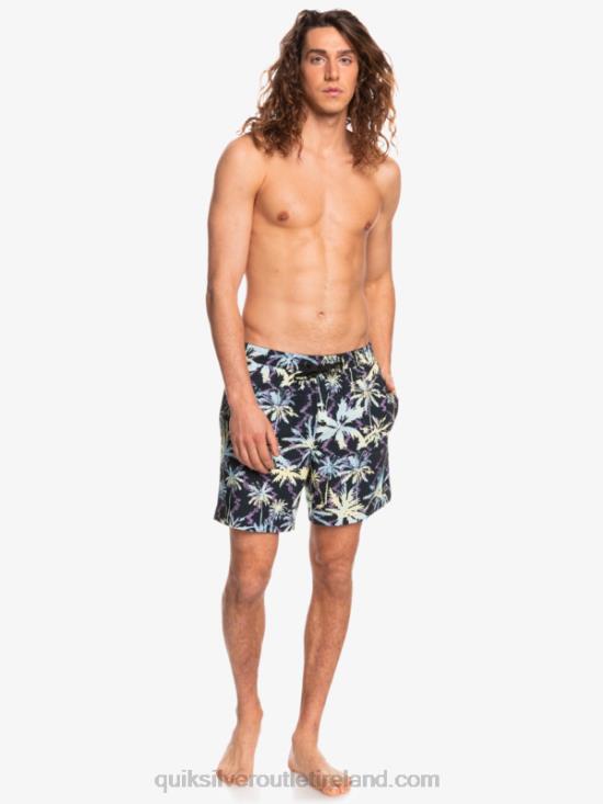 Men Quiksilver Ocean Mix 17 Volleys N02TD1709 black