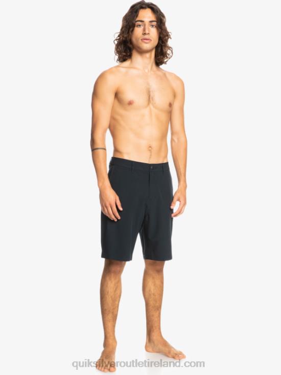 Men Quiksilver Ocean Union Amphibian 20 Hybrid Shorts N02TD138 black