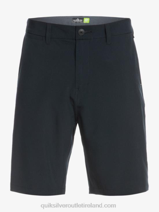 Men Quiksilver Ocean Union Amphibian 20 Hybrid Shorts N02TD138 black