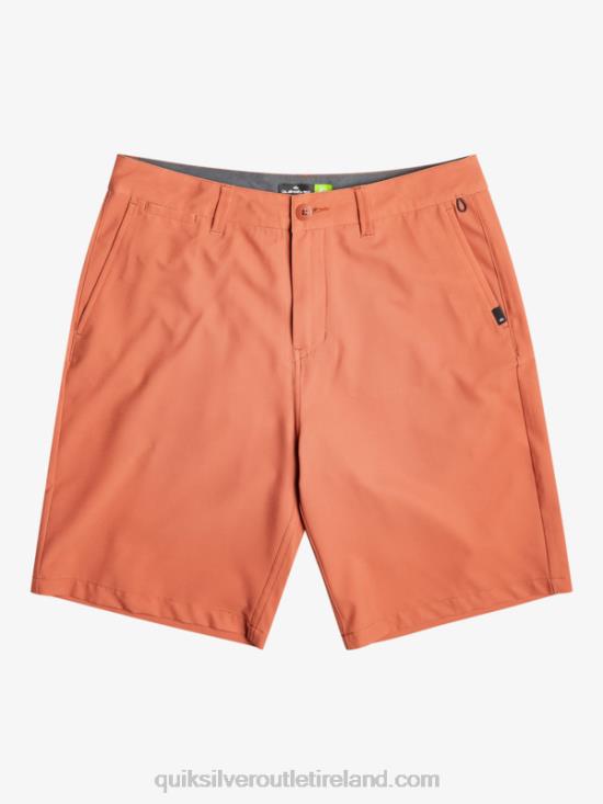 Men Quiksilver Ocean Union Amphibian 20 Hybrid Shorts N02TD139 baked clay