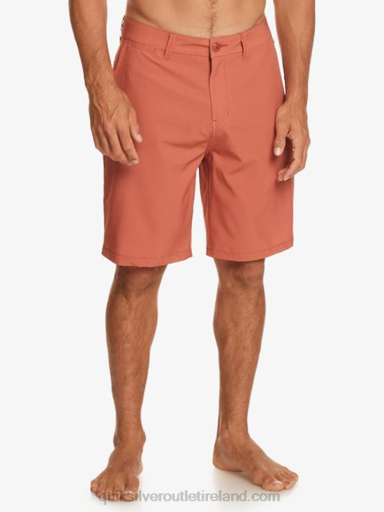 Men Quiksilver Ocean Union Amphibian 20 Hybrid Shorts N02TD139 baked clay