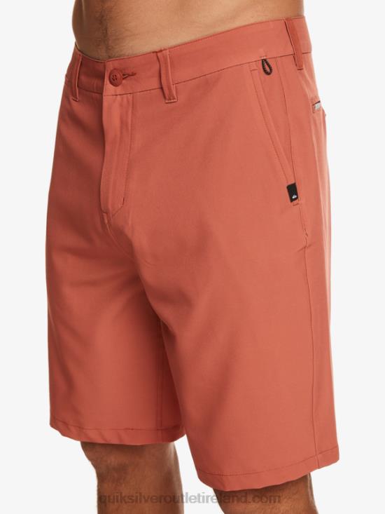 Men Quiksilver Ocean Union Amphibian 20 Hybrid Shorts N02TD139 baked clay