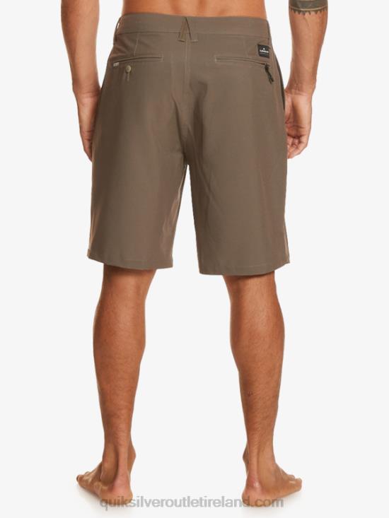 Men Quiksilver Ocean Union Amphibian 20 Hybrid Shorts N02TD140 major brown