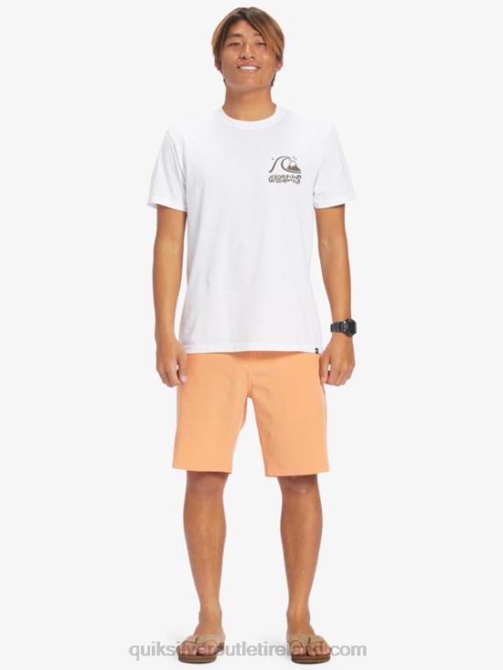 Men Quiksilver Ocean Union Amphibian 20 Hybrid Shorts N02TD143 copper tan