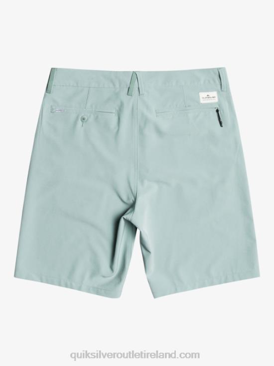Men Quiksilver Ocean Union Amphibian 20 Hybrid Shorts N02TD144 green milieu