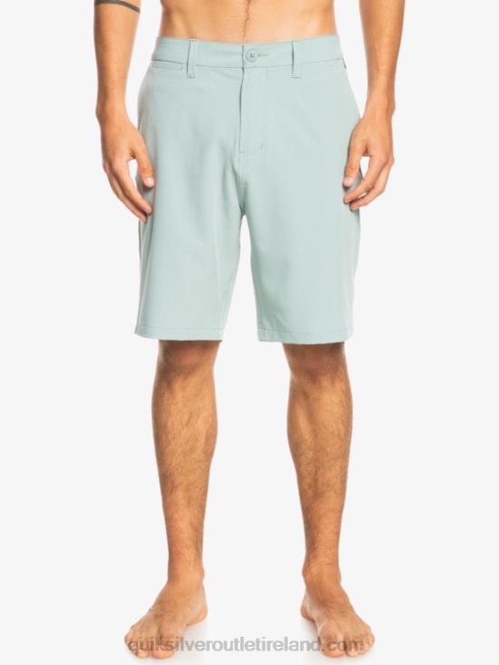 Men Quiksilver Ocean Union Amphibian 20 Hybrid Shorts N02TD144 green milieu