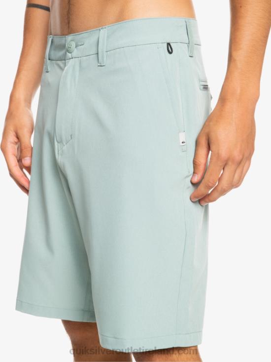 Men Quiksilver Ocean Union Amphibian 20 Hybrid Shorts N02TD144 green milieu