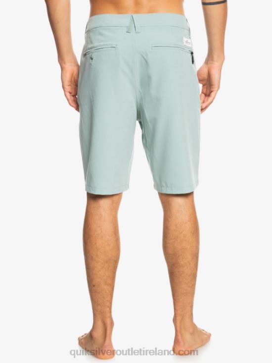 Men Quiksilver Ocean Union Amphibian 20 Hybrid Shorts N02TD144 green milieu