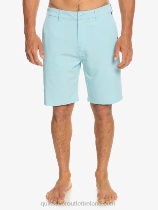 Men Quiksilver Ocean Union Amphibian 20 Hybrid Shorts N02TD145 sky blue