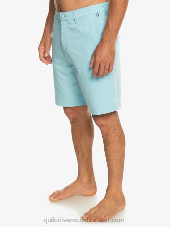 Men Quiksilver Ocean Union Amphibian 20 Hybrid Shorts N02TD145 sky blue