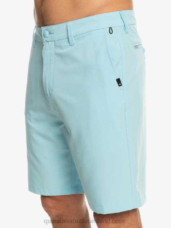 Men Quiksilver Ocean Union Amphibian 20 Hybrid Shorts N02TD145 sky blue