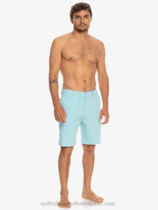 Men Quiksilver Ocean Union Amphibian 20 Hybrid Shorts N02TD145 sky blue
