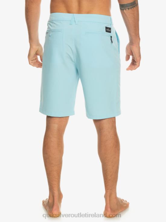 Men Quiksilver Ocean Union Amphibian 20 Hybrid Shorts N02TD145 sky blue