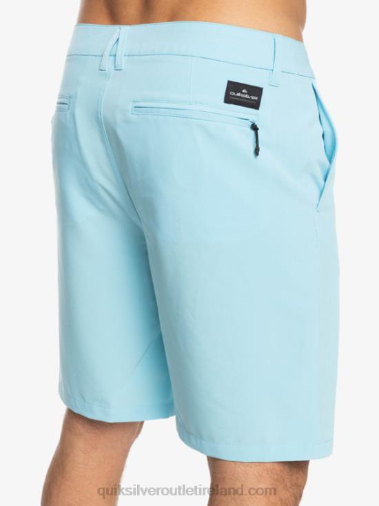 Men Quiksilver Ocean Union Amphibian 20 Hybrid Shorts N02TD145 sky blue