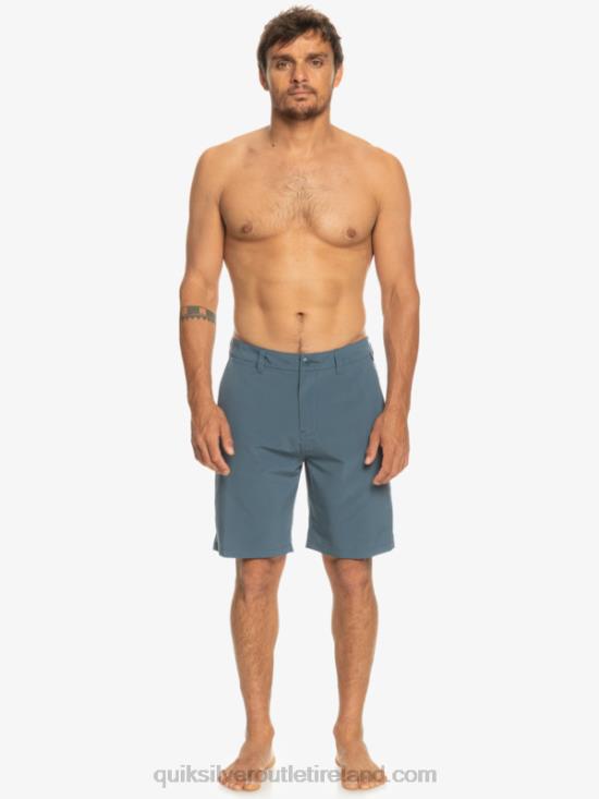 Men Quiksilver Ocean Union Amphibian 20 Hybrid Shorts N02TD148 bering sea