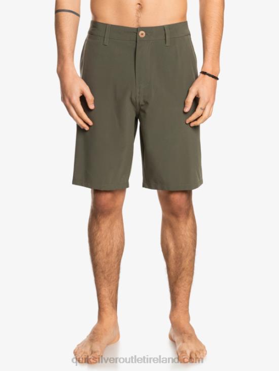 Men Quiksilver Ocean Union Amphibian 20 Hybrid Shorts N02TD150 grape leaf