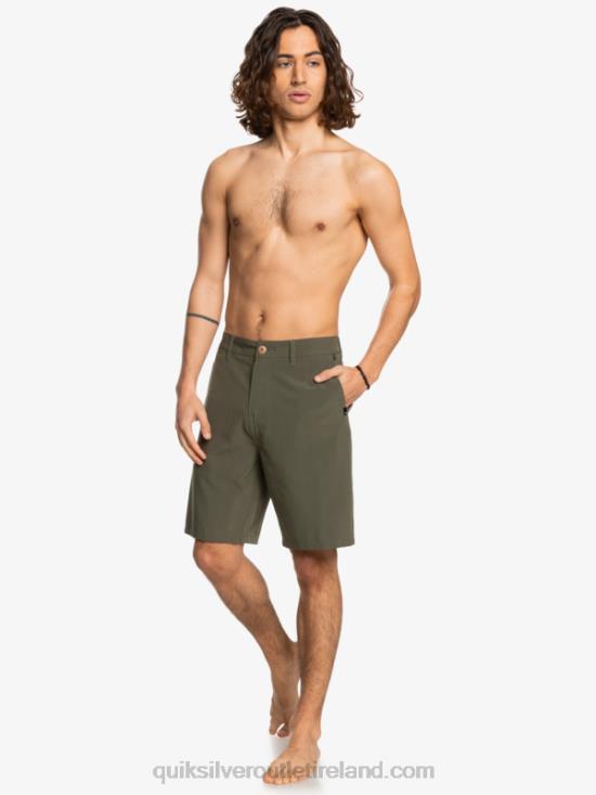 Men Quiksilver Ocean Union Amphibian 20 Hybrid Shorts N02TD150 grape leaf
