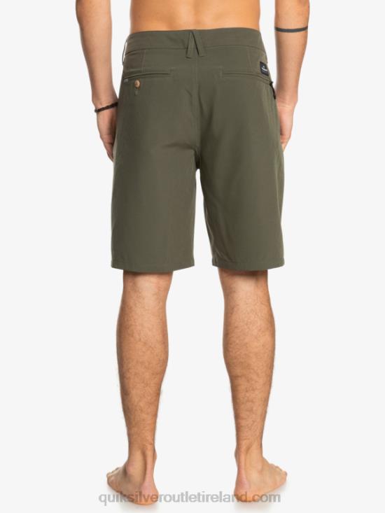 Men Quiksilver Ocean Union Amphibian 20 Hybrid Shorts N02TD150 grape leaf