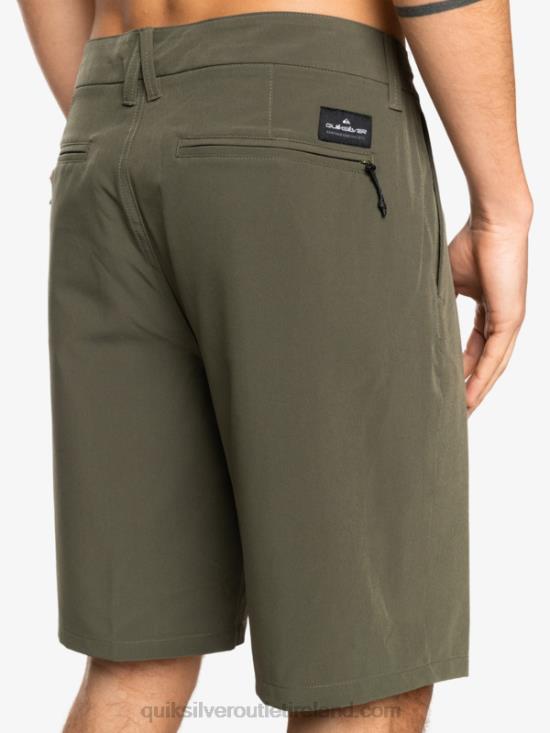 Men Quiksilver Ocean Union Amphibian 20 Hybrid Shorts N02TD150 grape leaf
