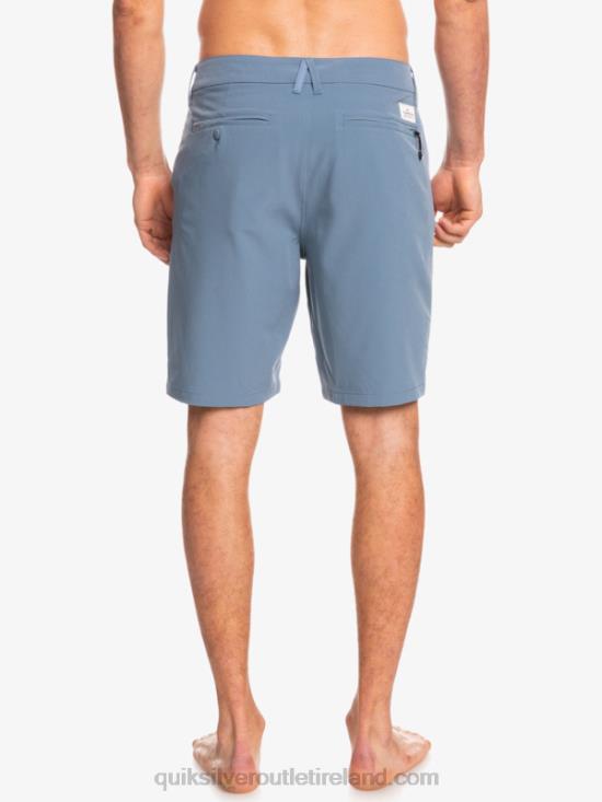 Men Quiksilver Ocean Union Amphibian 20 Hybrid Shorts N02TD153 blue mirage
