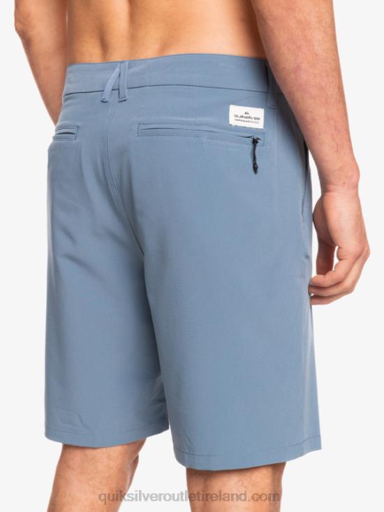 Men Quiksilver Ocean Union Amphibian 20 Hybrid Shorts N02TD153 blue mirage