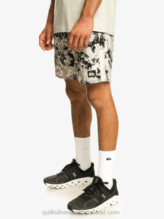 Men Quiksilver Omni 17 Training Shorts N02TD793 grey violet