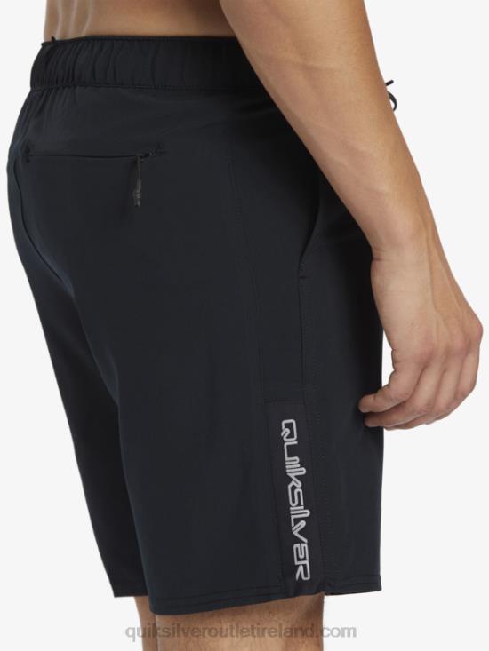 Men Quiksilver Omni Stretch 17 Training Shorts N02TD827 black