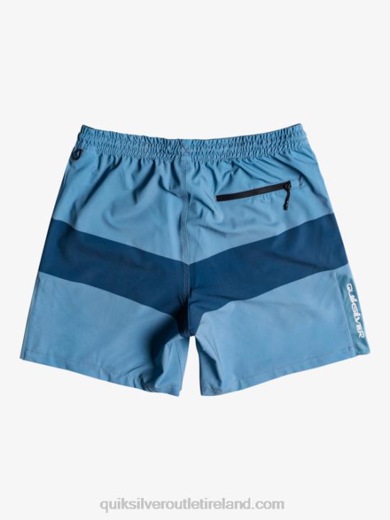 Men Quiksilver Omni Training 17 Stretch Shorts N02TD1690 provincial blue