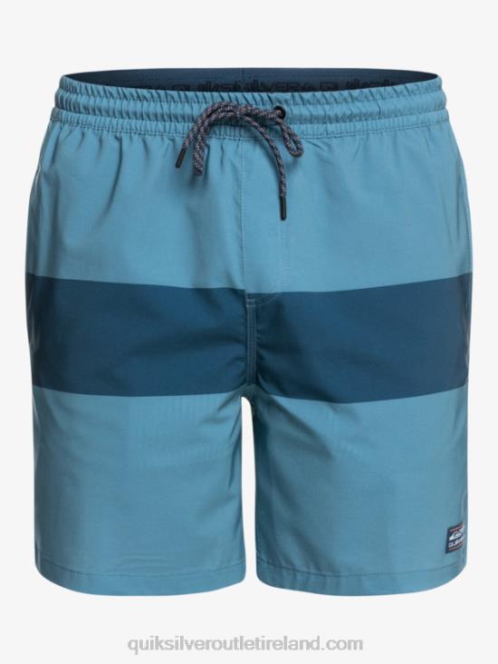 Men Quiksilver Omni Training 17 Stretch Shorts N02TD1690 provincial blue