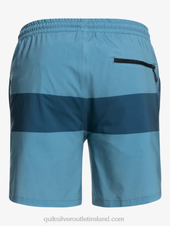 Men Quiksilver Omni Training 17 Stretch Shorts N02TD1690 provincial blue