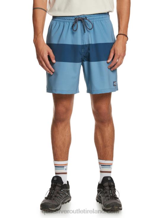 Men Quiksilver Omni Training 17 Stretch Shorts N02TD1690 provincial blue