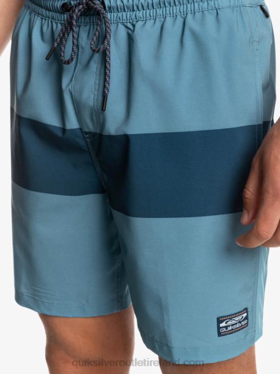 Men Quiksilver Omni Training 17 Stretch Shorts N02TD1690 provincial blue