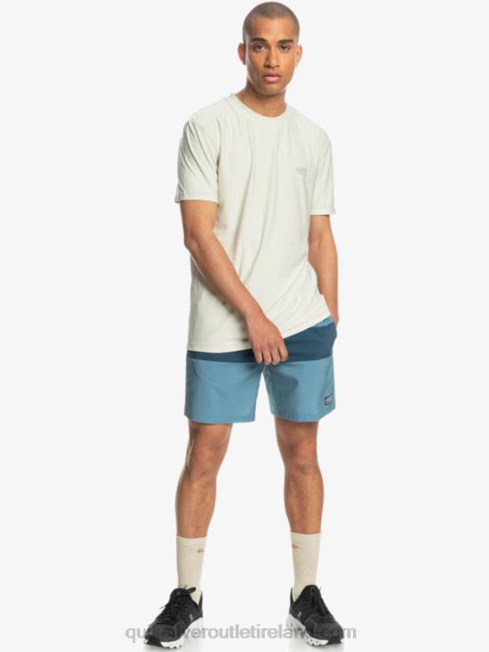 Men Quiksilver Omni Training 17 Stretch Shorts N02TD1690 provincial blue