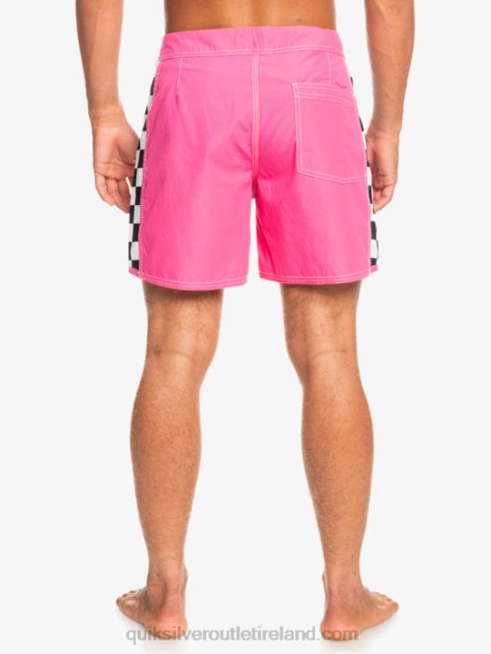Men Quiksilver Original Arch 16 Boardshorts N02TD1781 shocking pink