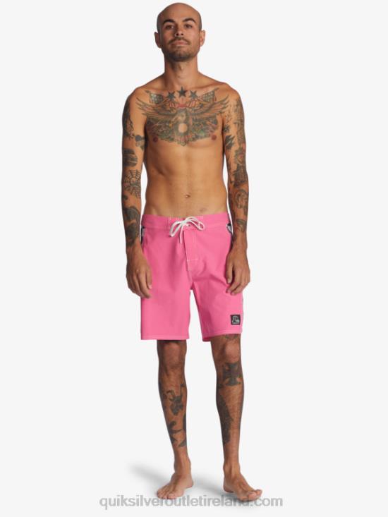 Men Quiksilver Original Arch 18 Boardshorts N02TD1732 shocking pink
