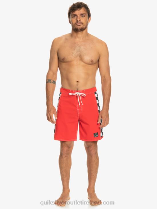 Men Quiksilver Original Arch 18 Boardshorts N02TD176 high risk red