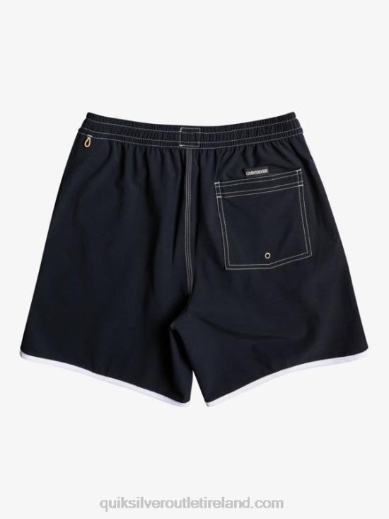 Men Quiksilver Original Scallop 17 Volleys N02TD200 black