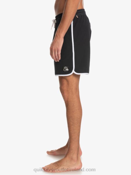 Men Quiksilver Original Scallop 17 Volleys N02TD200 black