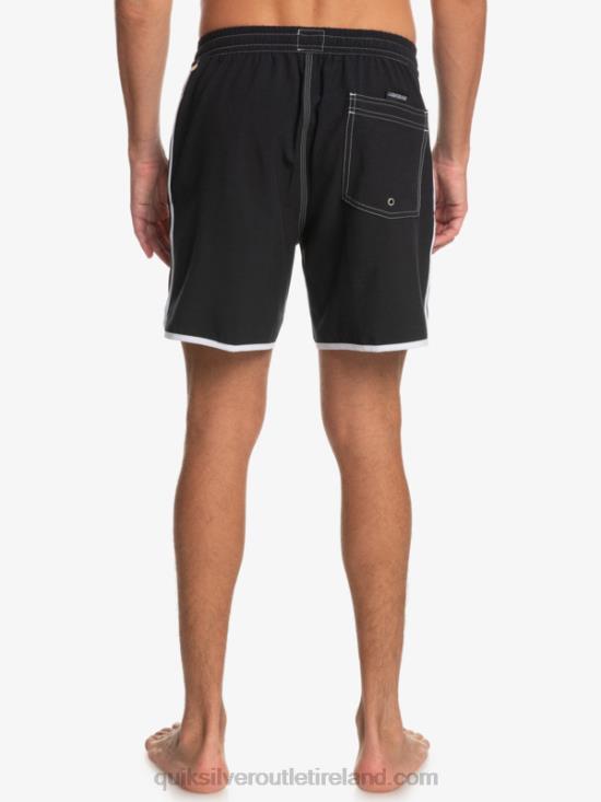 Men Quiksilver Original Scallop 17 Volleys N02TD200 black