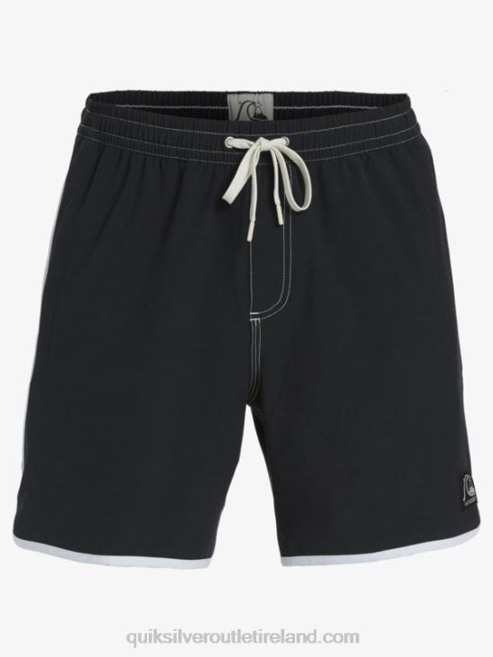 Men Quiksilver Original Scallop 17 Volleys N02TD200 black