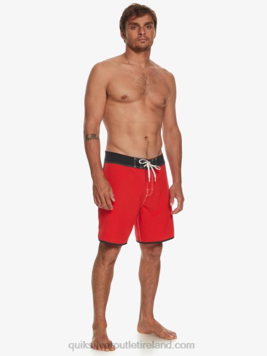 Men Quiksilver Original Scallop 18 Boardshorts N02TD87 high risk red