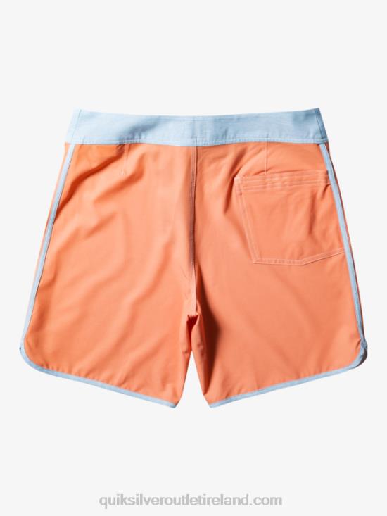 Men Quiksilver Original Scallop 18 Boardshorts N02TD90 copper tan