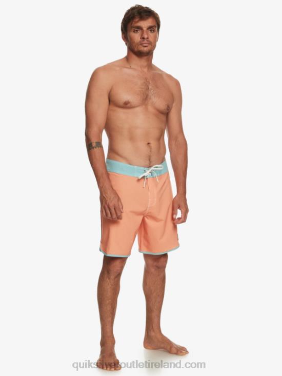 Men Quiksilver Original Scallop 18 Boardshorts N02TD90 copper tan