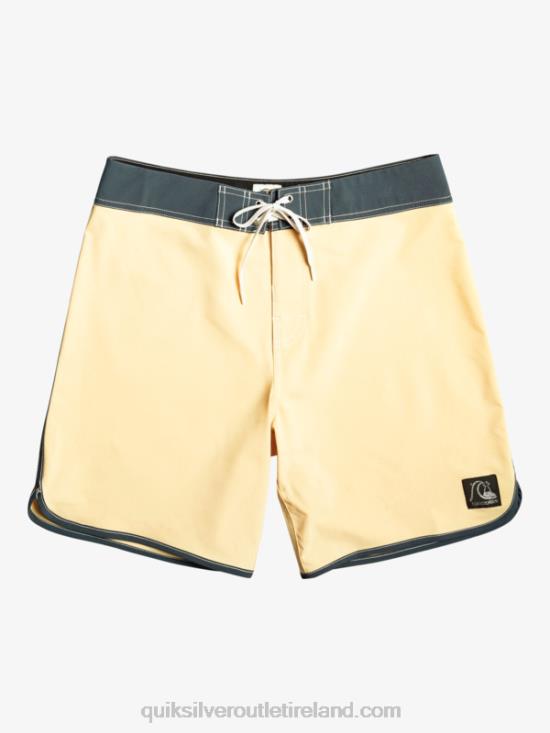 Men Quiksilver Original Scallop 18 Boardshorts N02TD94 wheat