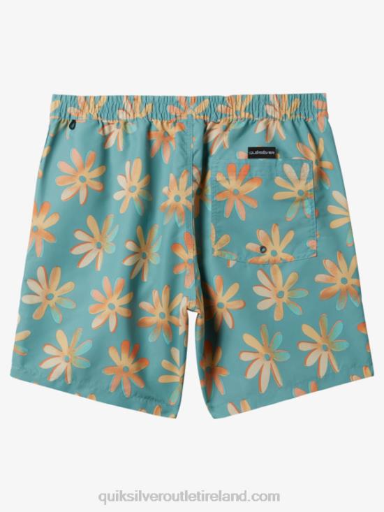 Men Quiksilver Re-Mix 17 Volleys N02TD353 cameo blue