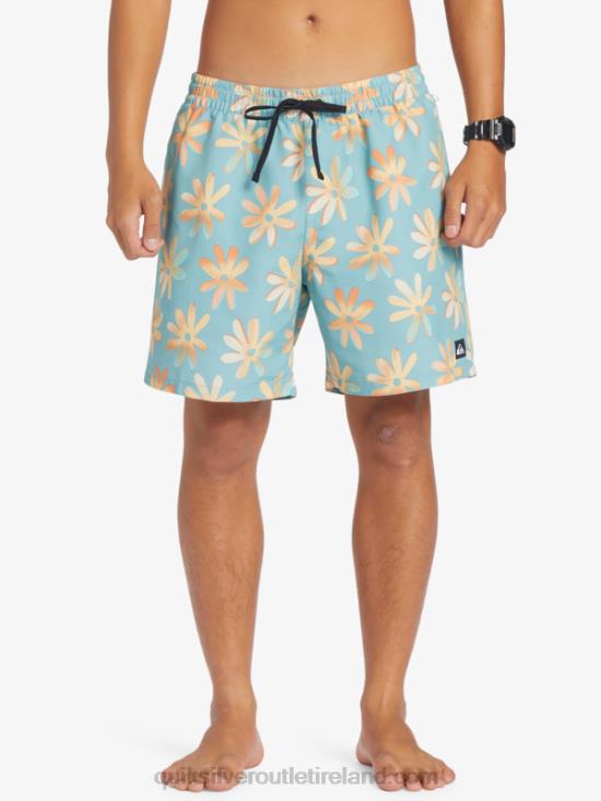 Men Quiksilver Re-Mix 17 Volleys N02TD353 cameo blue