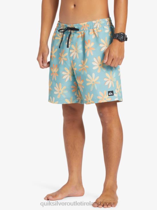 Men Quiksilver Re-Mix 17 Volleys N02TD353 cameo blue