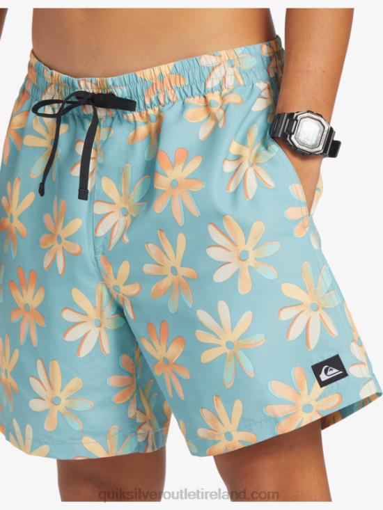 Men Quiksilver Re-Mix 17 Volleys N02TD353 cameo blue