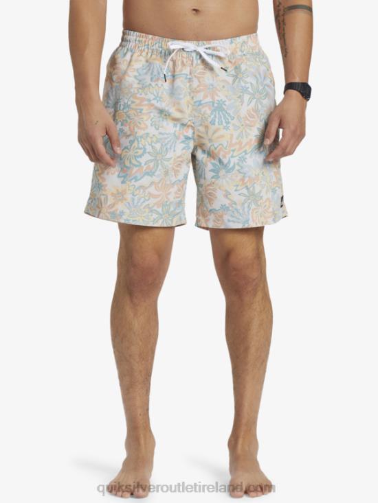 Men Quiksilver Re-Mix 17 Volleys N02TD357 birch