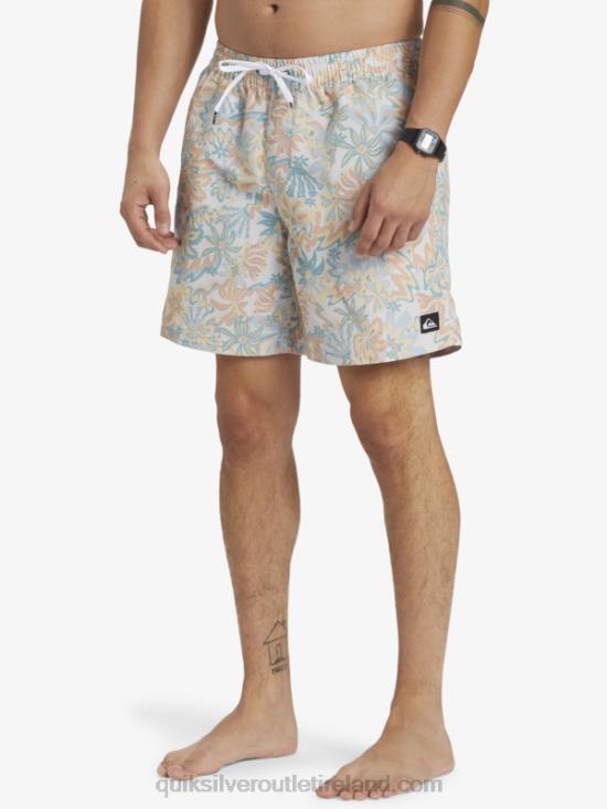 Men Quiksilver Re-Mix 17 Volleys N02TD357 birch